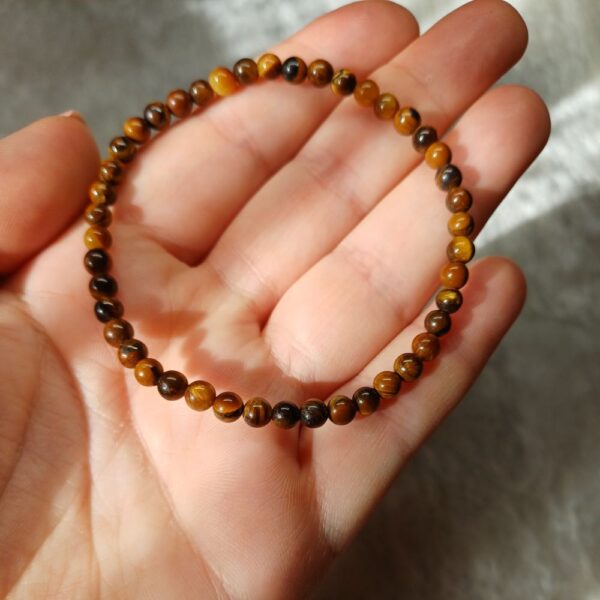 Pulseira Olho de Tigre 4mm
