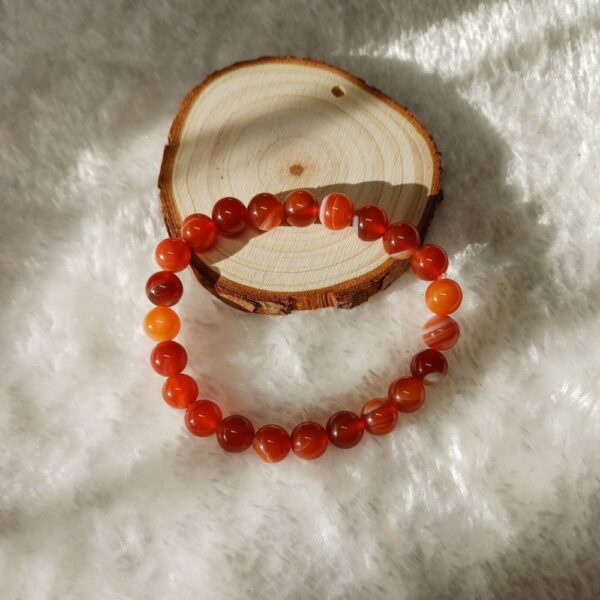 Pulseira Cornalina 8mm