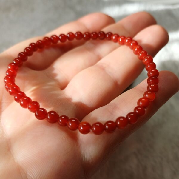 Pulseira Cornalina 4mm