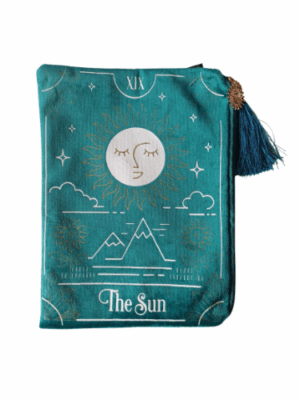 ACE002_1 Bolsa Tarot “The Sun” – Edição Veludo Verde