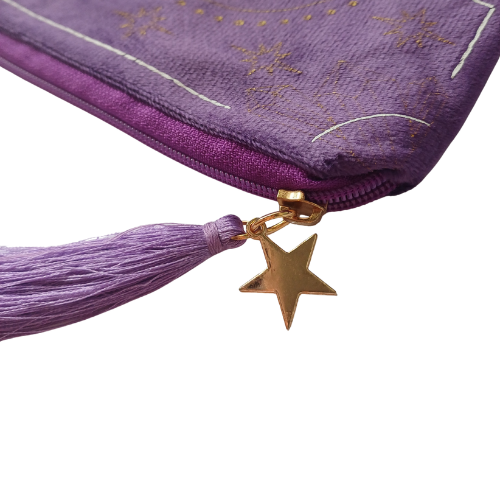 Bolsa Tarot “The Star” – Edição Veludo Lilás