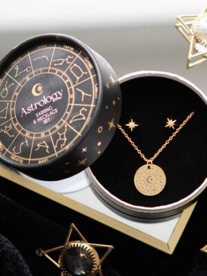 Conjunto “Astrology Wheel” – Colar e Brincos