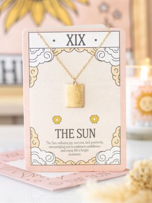 Colar “The Sun” – Vintage Tarot