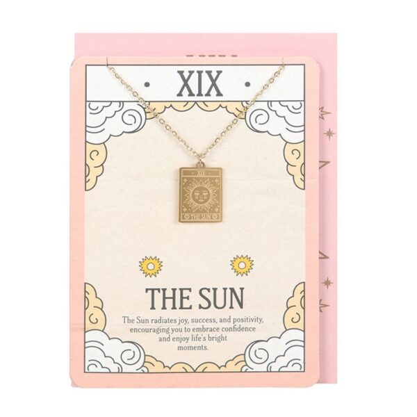 COL006_2 Colar “The Sun” – Vintage Tarot