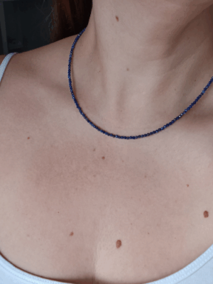 Colar de Lápis-Lazúli 2mm