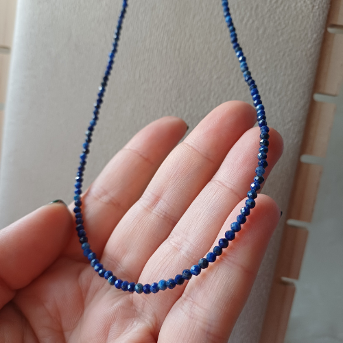 Colar de Lápis-Lazúli 2mm