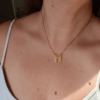 Colar Asas de Anjo Dourado