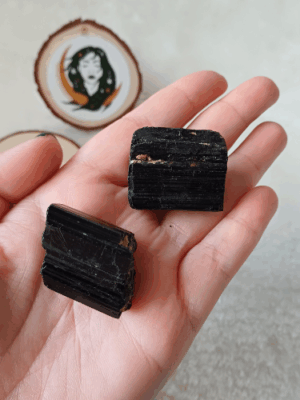 Turmalina Negra em Bruto Premium (3-4cm)