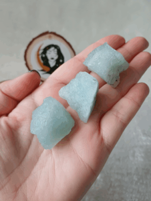 Água Marinha em Bruto (3-3,5cm)