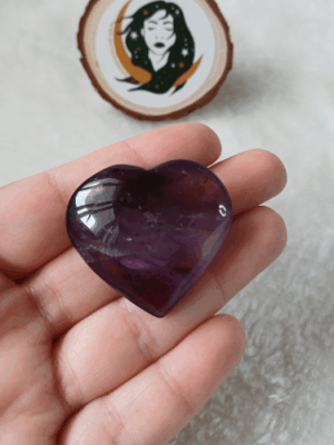 Coração de Ametista (3-4 cm)