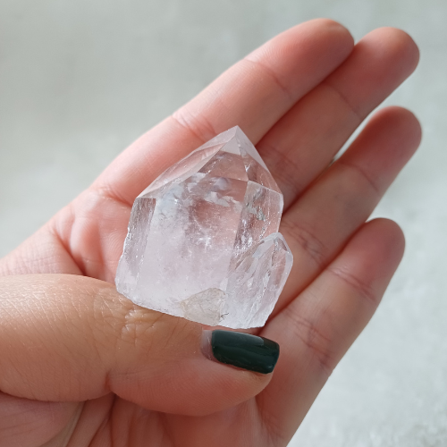 Ponta de Quartzo – Base Serrada (4 cm)