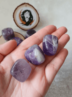 Ametista Bandeada Rolada (2-3cm)