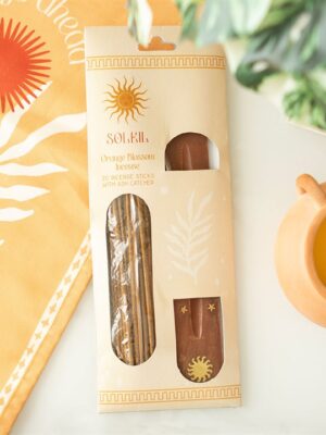 Conjunto de Incenso Soleil – Flor de Laranjeira