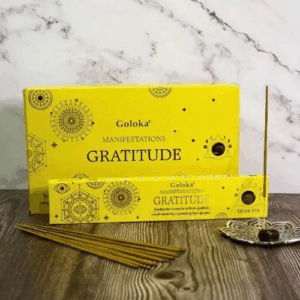 Incenso Goloka – Manifestations Gratitude com Olho de Tigre