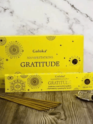 Incenso Goloka – Manifestations Gratitude com Olho de Tigre