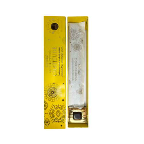 Incenso Goloka – Manifestations Gratitude com Olho de Tigre