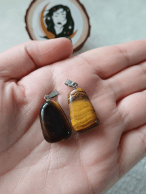 Pingente de Olho de Tigre (2 cm)