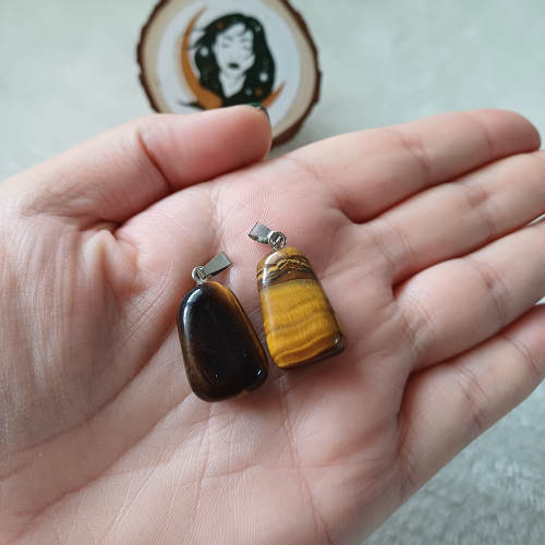 Pingente de Olho de Tigre (2 cm)