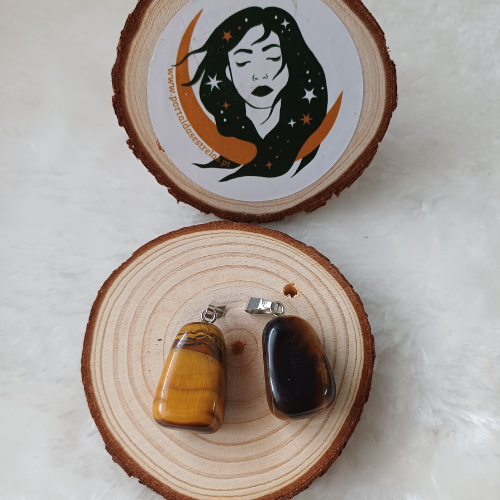 Pingente de Olho de Tigre (2 cm)