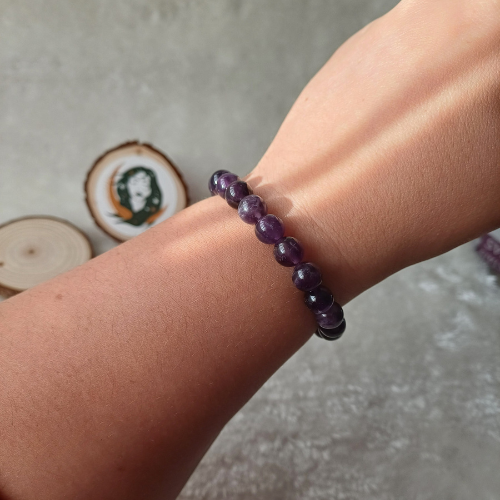 Pulseira Ametista 8mm