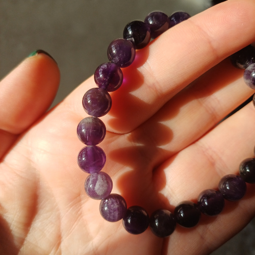 Pulseira Ametista 8mm