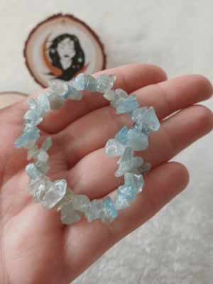 Pulseira Água Marinha Chip