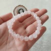 Pulseira Quartzo Rosa 8mm