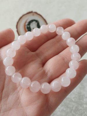 Pulseira Quartzo Rosa 8mm