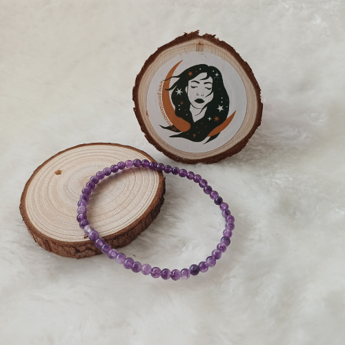 Pulseira Ametista 4mm