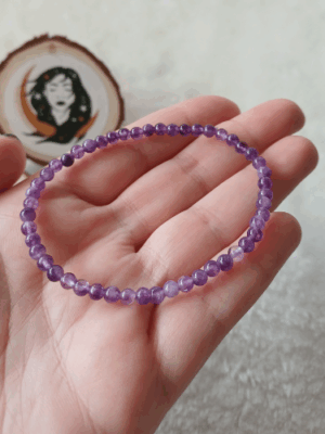 Pulseira Ametista 4mm