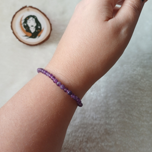 Pulseira Ametista 4mm