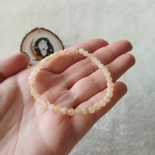 Pulseira Citrino 4mm