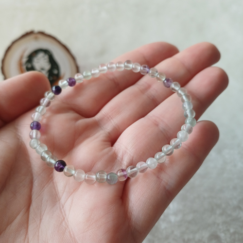 Pulseira de Fluorite 4mm