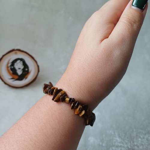 Pulseira Olho de Tigre Chip