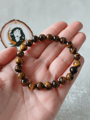 Pulseira Olho de Tigre 8mm