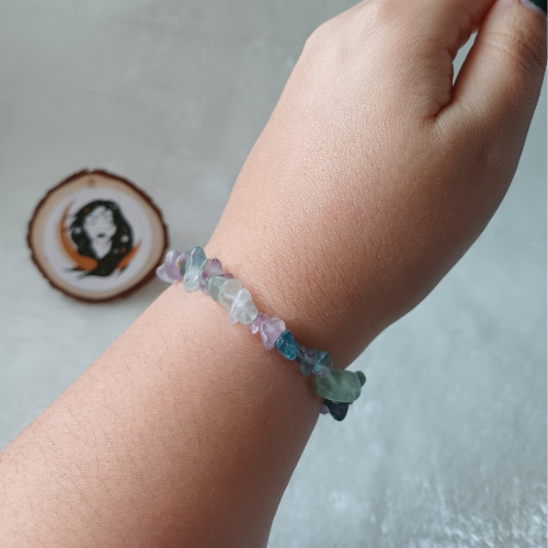 Pulseira de Fluorite Chip