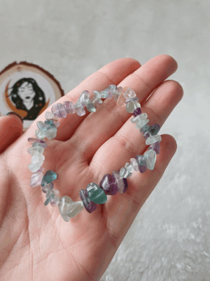 Pulseira de Fluorite Chip