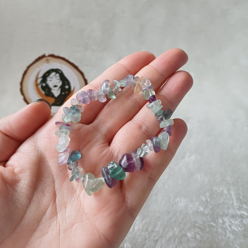 Pulseira de Fluorite Chip