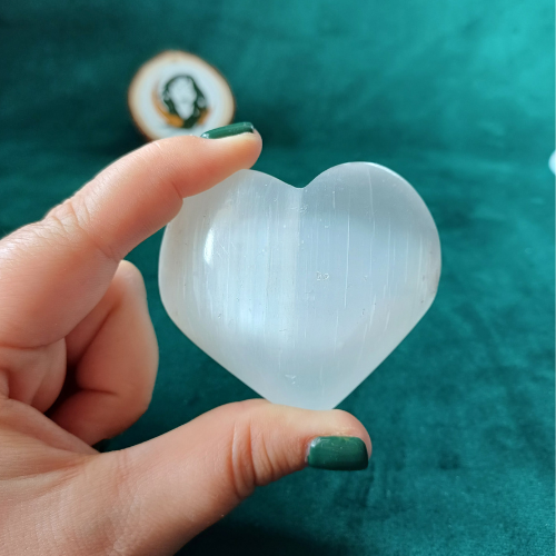 SEL011_1 Coração de Selenite (6-7cm)