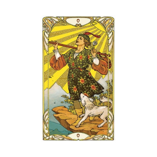 Mini Tarot Golden Art Nouveau