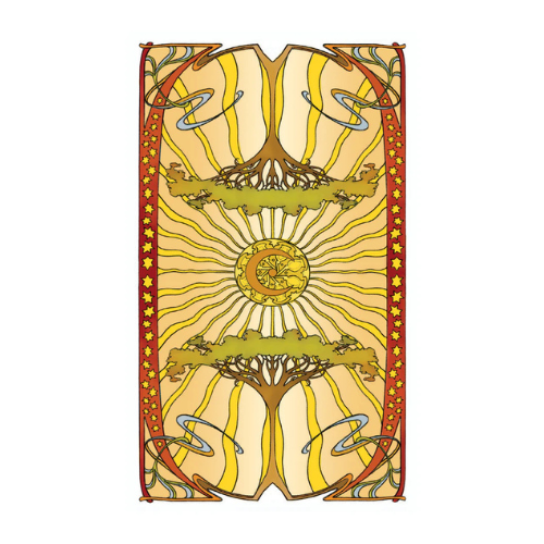 Mini Tarot Golden Art Nouveau