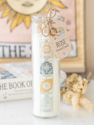 Vela Vintage Tarot – Aroma de Rosa