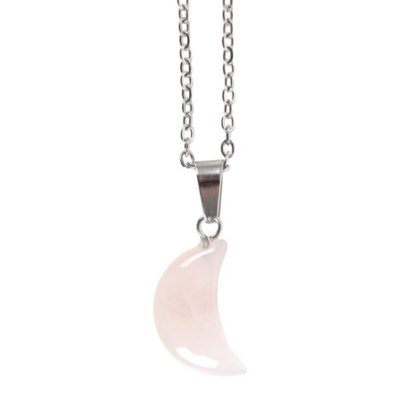 Colar “Crystal Moon” – Quartzo Rosa
